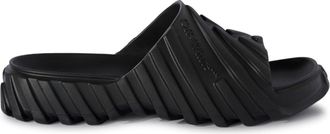 Off-white Exploration embossed slides - men - Polyethylene vinyl acetate (PEVA)/Polyethylene vinyl acetate (PEVA)/Polyethylene vinyl acetate (PEV
