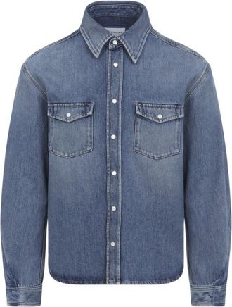 Givenchy Blue Pocket Denim Shirt