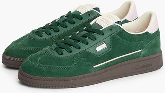 Tommy Hilfiger Womens Tommy Jeans Suede Skater Sneaker - Velvet Green - US 6.5 / EU 37