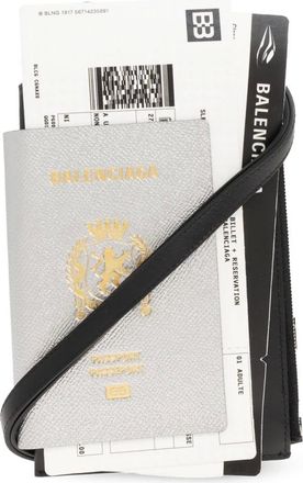 Balenciaga Wallets & Cardholders, male, Black, Size: ONE SIZE Leather Belt Wallet
