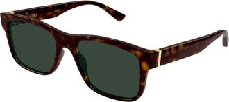 Gucci GG2085S 002 Mens Sunglasses Tortoiseshell Size 55 - Free RX Lenses - Free RX Lenses