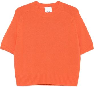 Allude Maglione a maniche corte - Arancione