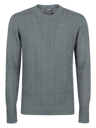 Drumohr Grey Round Neck Sweater