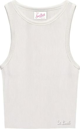 MC2 Saint Barth ribbed top - Neutrals