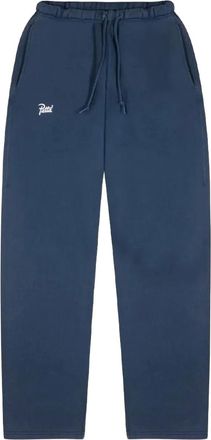Patta Pantaloni sportivi con coulisse e logo - Blu