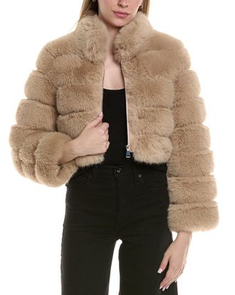 Adrienne Landau Short Coat
