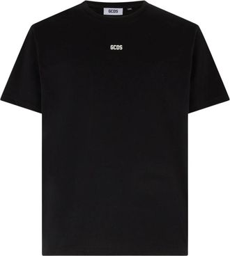 GCDS Cotton Logo T-shirt - Heren - T-shirts - Zwart - XS - Katoen - Tops