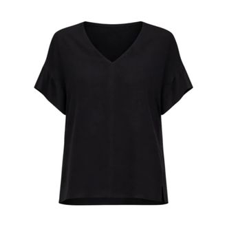 Liu Jo T-Shirts, female, Black, Size: 2XL Blusa