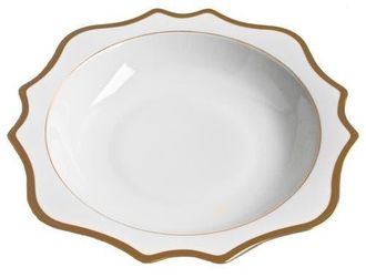 Anna Weatherley Antique White Gold Serving Bowl in White/gold at Nordstrom