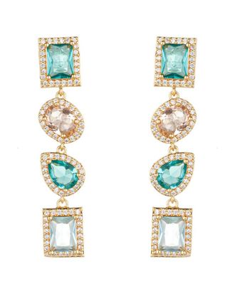 Eyecandy LA Eye Candy La Cz Nazanin Drop Earrings