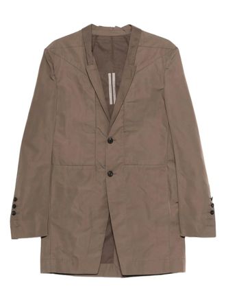 Rick Owens button panelled coat - men - Fabric - 46 - Brown