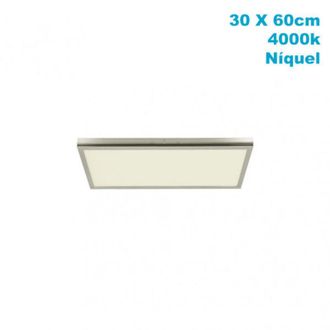 Fabrilamp Fabrilamp - Panel Superf. 36w 4000k Tivoli Niquel 2,5x30x60 Cm 3060 Lm