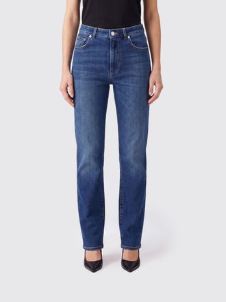 Dolce & Gabbana High-Waisted Straight Jeans in Denim with Five Pockets