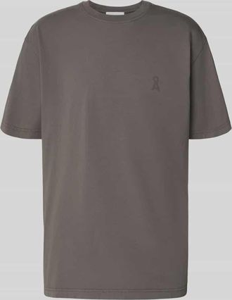 Armedangels Armedangels Relaxed Fit T-Shirt aus reiner Bio-Baumwolle Modell ICONIC MAARKOS GD in Graphit, Gr&ouml;&szlig;e XXL