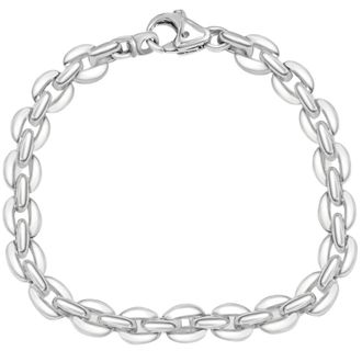 Pompeii3 Mens Link 14k Gold (40gram) or Platinum (65gram) 8mm Bracelet 8.25