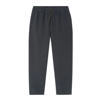 American Vintage Carvin Cropped Broek - Heren - Broeken - Blauw - Maat: L Katoen