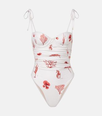 Agua Bendita Rabano printed swimsuit