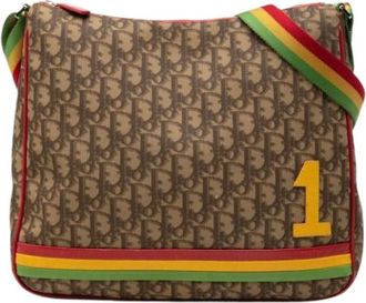 Dior Pre-owned Vintage Shoulder Bag - Dames - Vintage Schoudertas - Veelkleurig - ONE Size - Leer - Vintage