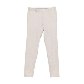 HUGO BOSS Broeken, Heren, Beige, 2Xl, Linnen, C-Genius-262