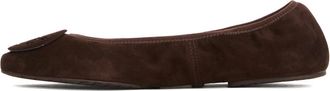 Tory Burch Bruine Ballerina Schoenen - Dames - Ballerinas - Bruin - 37 EU - Su&egrave;de - Schoenen