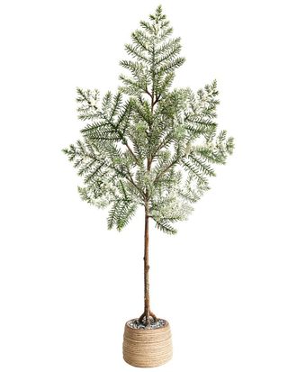 Nearly Natural 35In Frosted Pine Artificial Christmas Tree