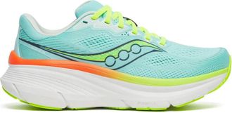 Saucony Breathable Mesh Athletic Sneakers with Neon Accents