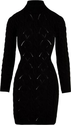 Akep Vskd 03030 05 Dress - Dames - Korte kleedjes - Zwart - M - Polyester - Kleedjes