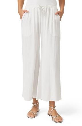 Splendid Coastal Crop Wide Leg Pants in White at Nordstrom Rack, Size X-Small