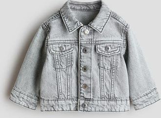 H&M Denim Jacket in Light Denim Gray at Nordstrom, Size 18M