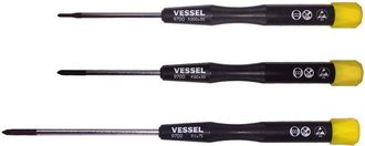 None VESSEL Cacciavite di precisione ESD (antistatico) Phillips, set di 3 pezzi