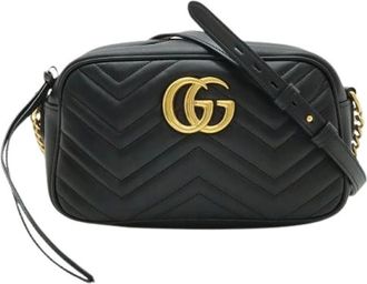 Gucci Pre-owned Cross Body Bags, female, Black, Size: ONE SIZE Pre-owned Vintage Cross Body Bag