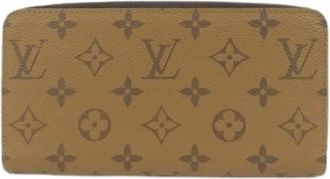 Louis Vuitton Pre-owned Wallets, male, Brown, Size: ONE SIZE Pre-owned Monogram Reverse Long Wallet
