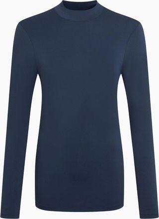 Craghoppers Womens Craghoppers Womens/Ladies Nosilife Mock Neck Long-Sleeved Golf T-Shirt - Navy - Size: 18
