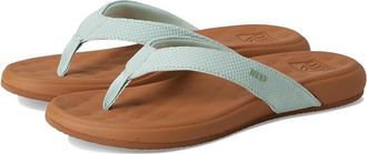 Reef Cushion Melody Womens Sandals Frosty : 7 B - Medium, Leather
