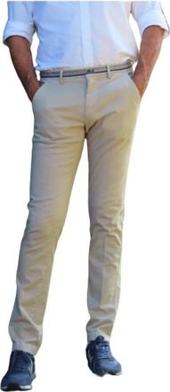 Mason's Torino Chino Broek - Heren - Chinos - Beige - L - Katoen - Broeken