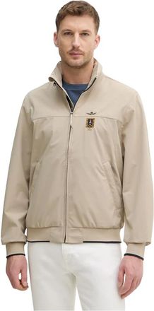 Aeronautica Sailor Jacket - Heren - Zomerjassen - Beige - L - Leer - Jassen