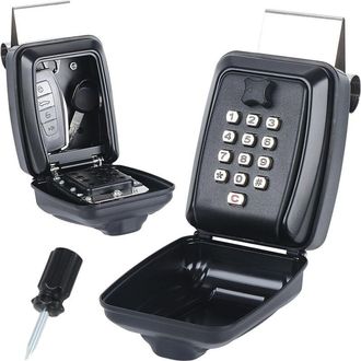 OEM Caja De Seguridad Para Llaves De Pared, Resistente Al Agua, Con C&oacute;digo De 12 D&iacute;gitos, Para Exteriores, Ideal Para Casa, Airbnb, Escuela Y F&aacute;brica. Col