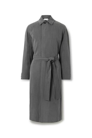 The Row Tarian Silk and Virgin Wool-Blend Trench Coat