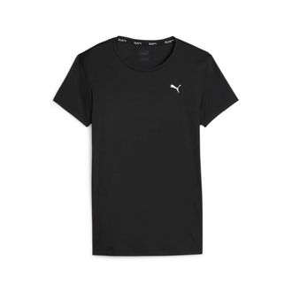 Puma (WMNS) PUMA RUN FAVORITE T-Shirt Black 525061-01