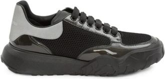 Alexander McQueen Oversized Sneaker - Heren - Sneakers - Zwart - 44 EU - Leer - Schoenen