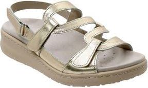 David Tate Femme Wedge Sandal in Platinum at Nordstrom Rack, Size 10