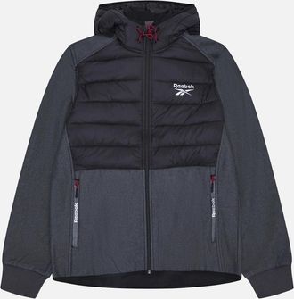 Reebok Mens RB1562 Mixed Media Jacket - Charcoal - Grey - Size: 38/Regular