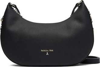 Patrizia Pepe Shoulder Bag - Dames - Schoudertassen - Zwart - ONE Size - Leer - Tassen