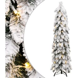 vidaXL &Aacute;rbol De Navidad Artificial Iluminado Con 80 Led Y Nieve 150 Cm Vidaxl