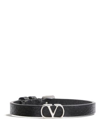 Valentino Garavani Black VLogo Signature Bracelet