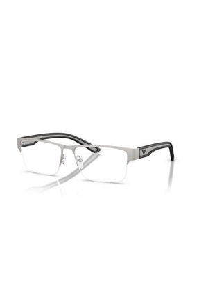 Emporio Armani 55mm Rectangle optical glasses in Grey at Nordstrom