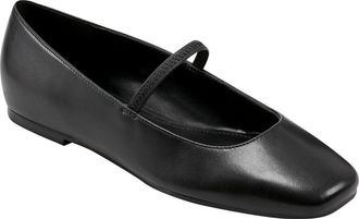 Marc Fisher Urella Mary Jane Flat in Black at Nordstrom Rack, Size 6.5