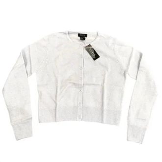 Fort&eacute; Cashmere Womens Cashmere Cardigan In Light Purple