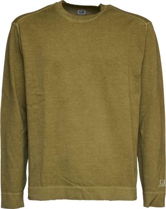 C.P. Company Cotton Crepe Double Crewneck Sweatshirt