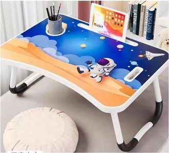 Trade Shop Trade Shop - Tavolino Pieghevole Astronauta Supporto Pc Portatile Laptop Salvaspazio Casa